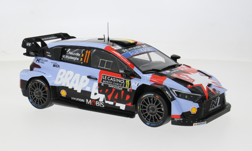 IXO 1:18 Diecast Model Car - Hyundai i20 N Rally1, Rallye Monte Carlo, 2026, #11, T.Neuville/M.Wydaeghe - IXO18RMC270B.22