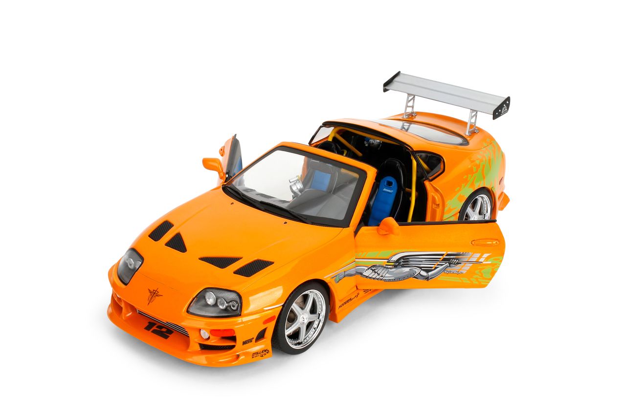 Jada Diecast - 1:18 Brian's Toyota Supra Turbo "Fast & Furious" Orange - 37770