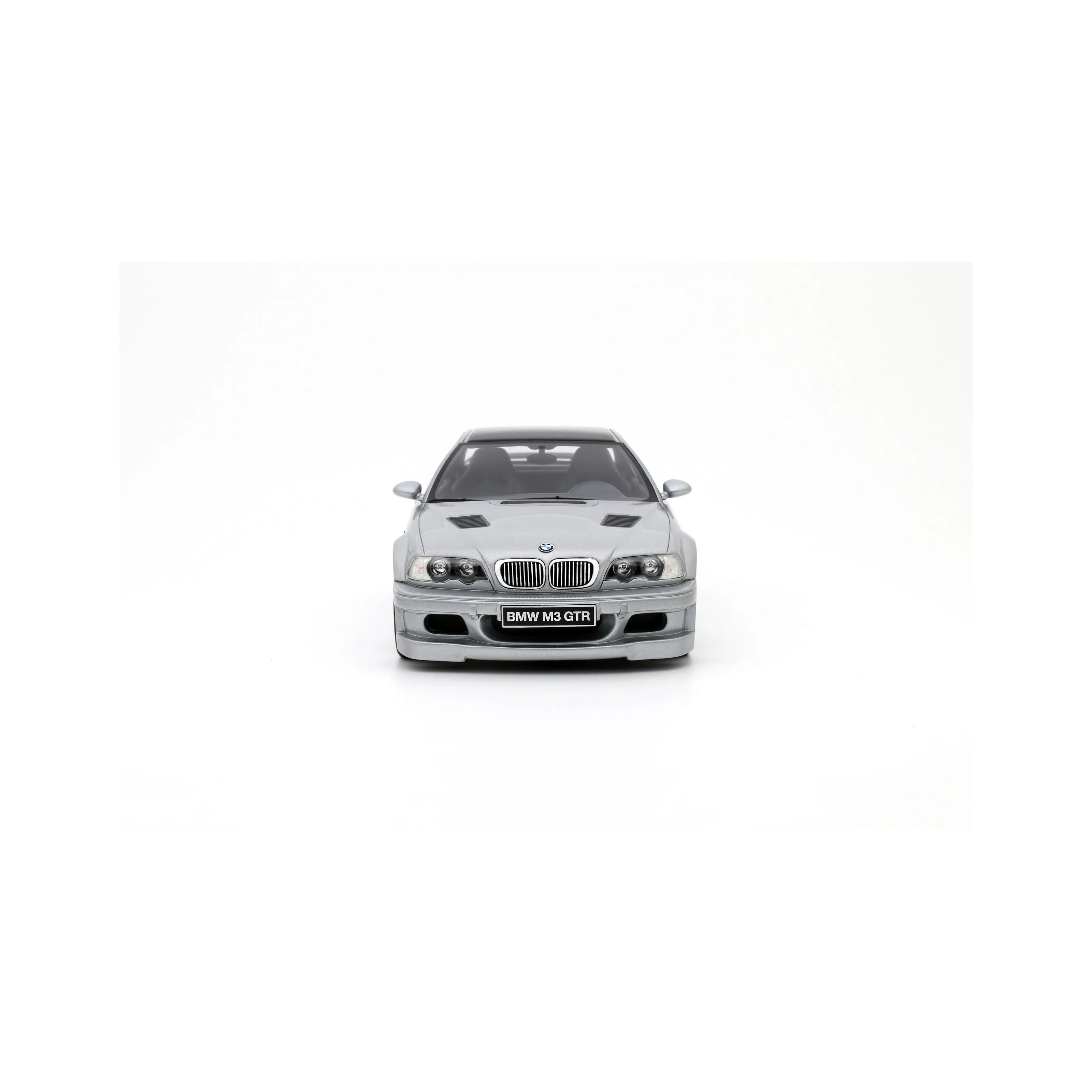 OTTO 1:18 Scale Resin - 2001 BMW E46 M3 GTR Street - Titan Silver Metallic 354 - OT1128
