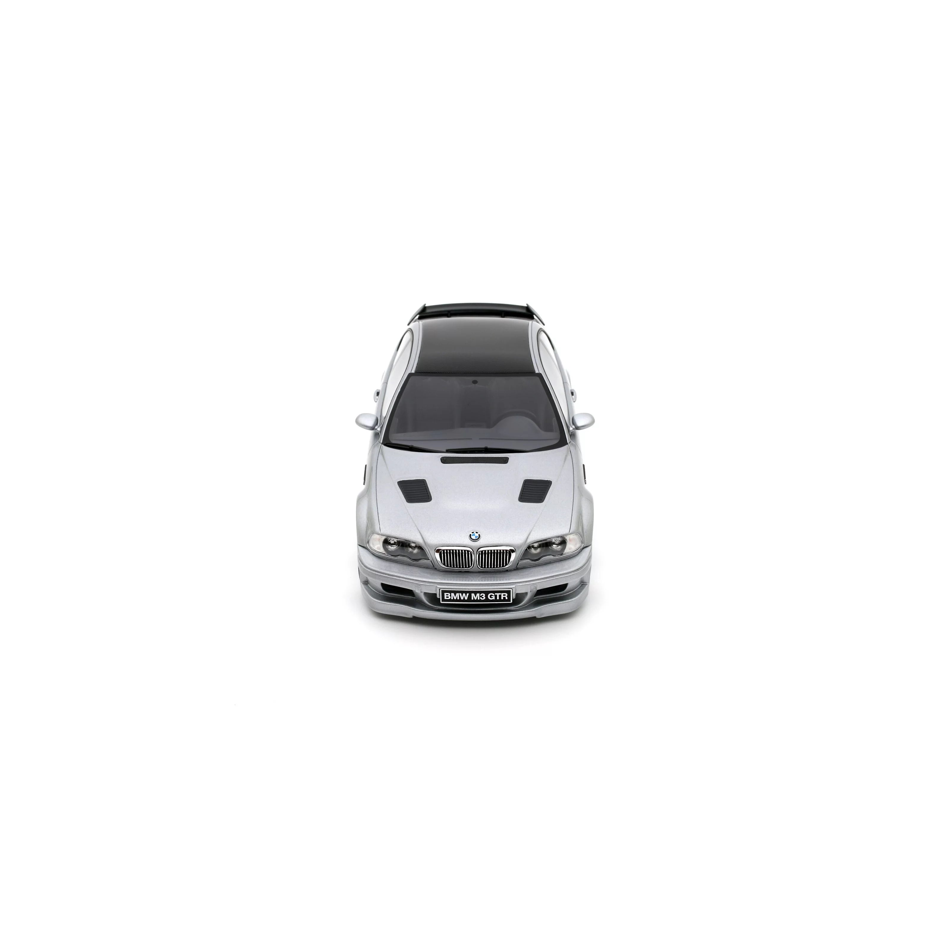 OTTO 1:18 Scale Resin - 2001 BMW E46 M3 GTR Street - Titan Silver Metallic 354 - OT1128