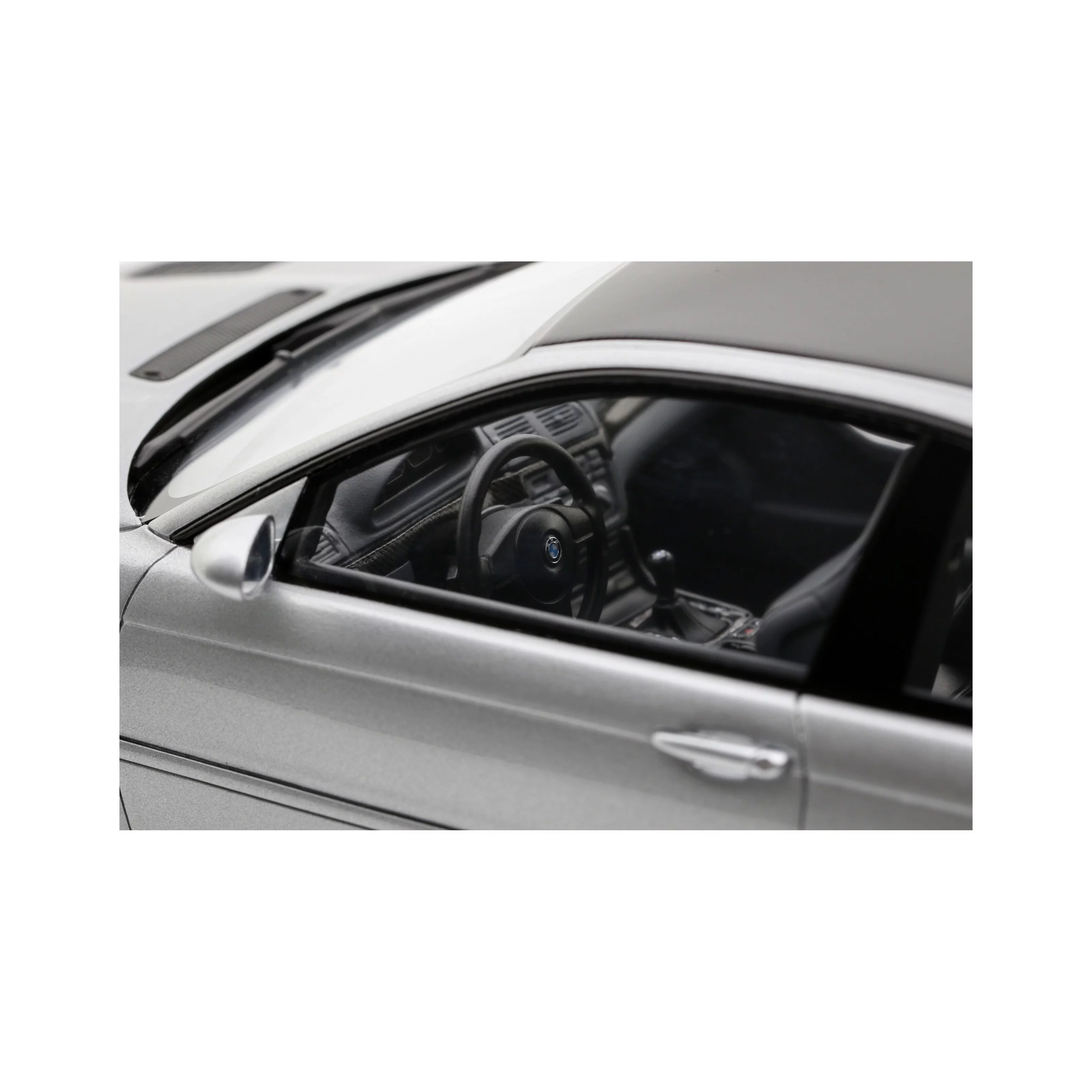 OTTO 1:18 Scale Resin - 2001 BMW E46 M3 GTR Street - Titan Silver Metallic 354 - OT1128