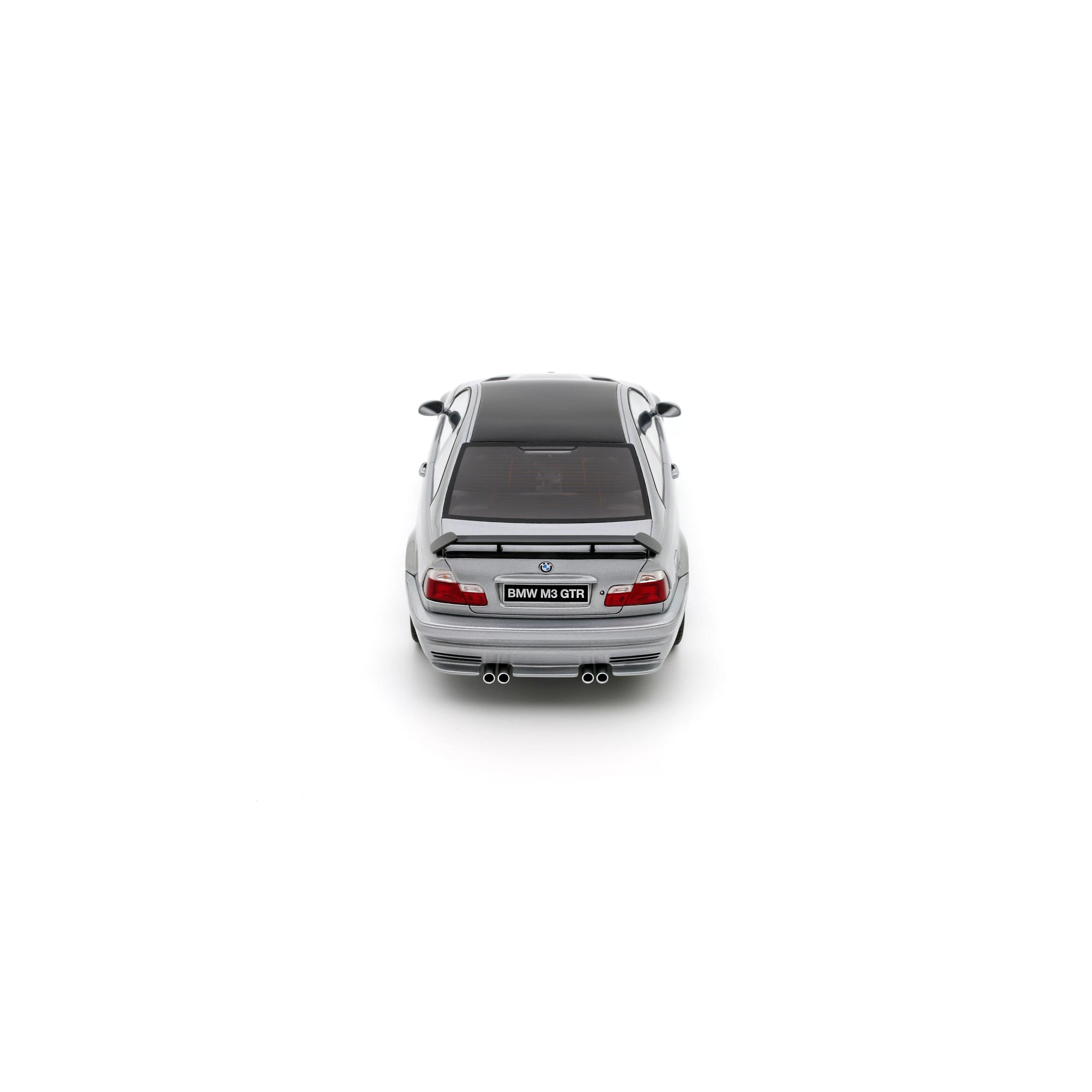 OTTO 1:18 Scale Resin - 2001 BMW E46 M3 GTR Street - Titan Silver Metallic 354 - OT1128