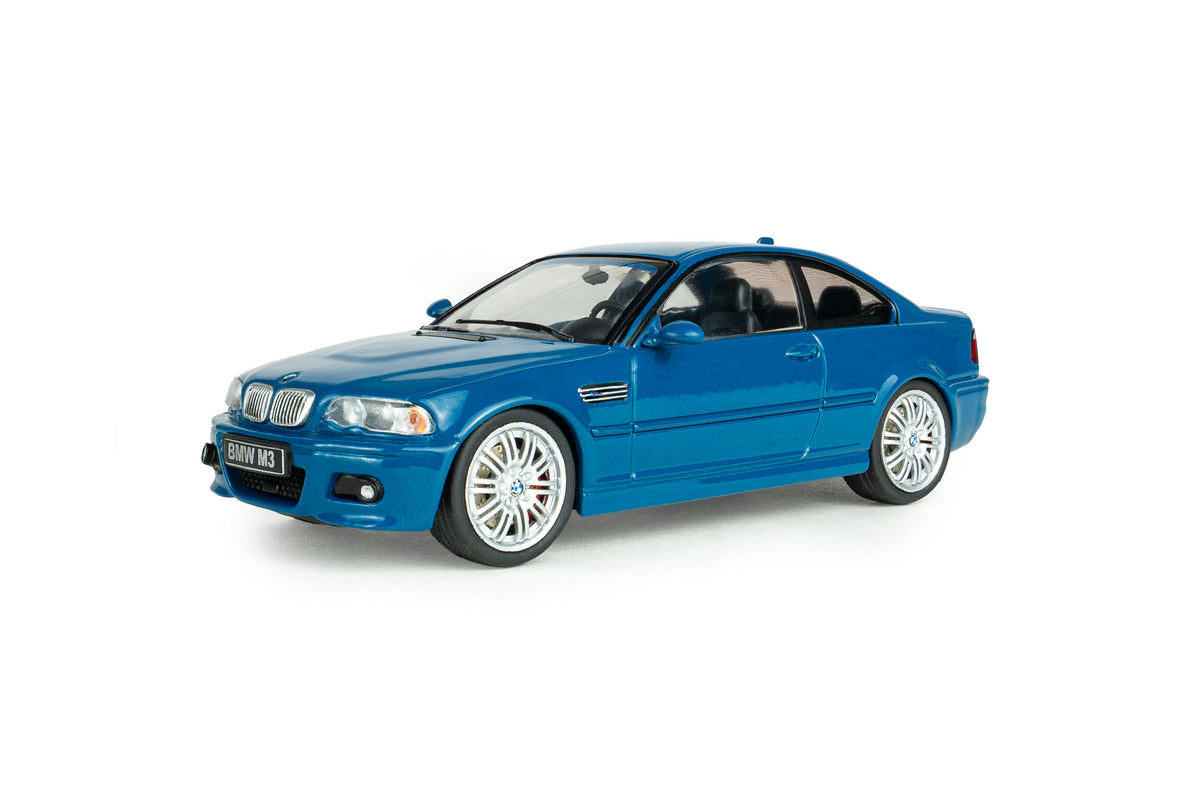 SOLIDO 1:43 Scale - 2000 BMW 3 Series M3 (E46) Coupe, Laguna Seca Blue - S4318601