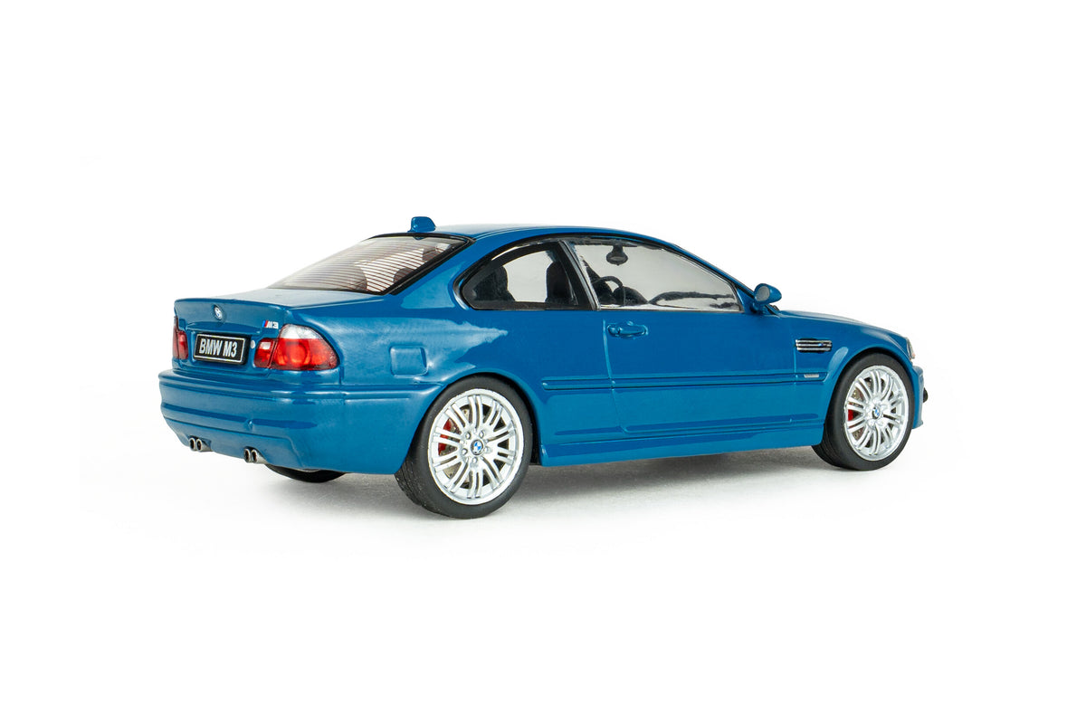 SOLIDO 1:43 Scale - 2000 BMW 3 Series M3 (E46) Coupe, Laguna Seca Blue - S4318601