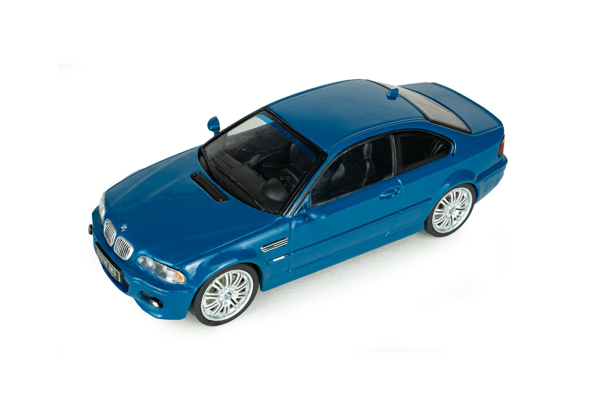 SOLIDO 1:43 Scale - 2000 BMW 3 Series M3 (E46) Coupe, Laguna Seca Blue - S4318601