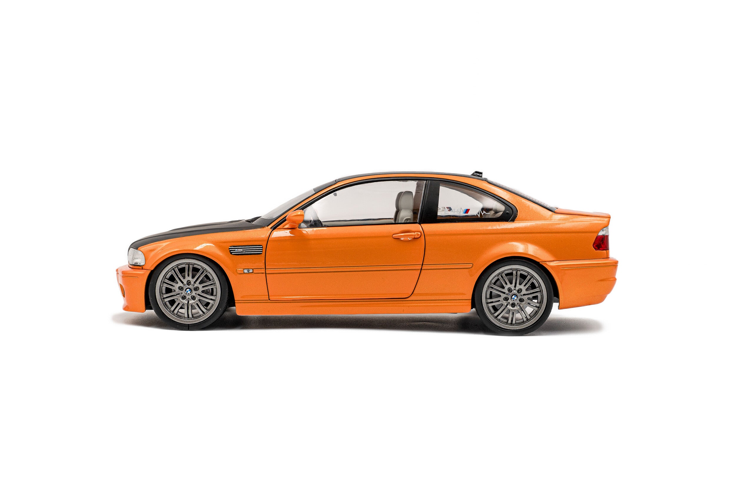 SOLIDO 1:18 Scale - 2000 BMW E46 M3 COUPE SOLIDO WORKS, ORANGE - S1806509