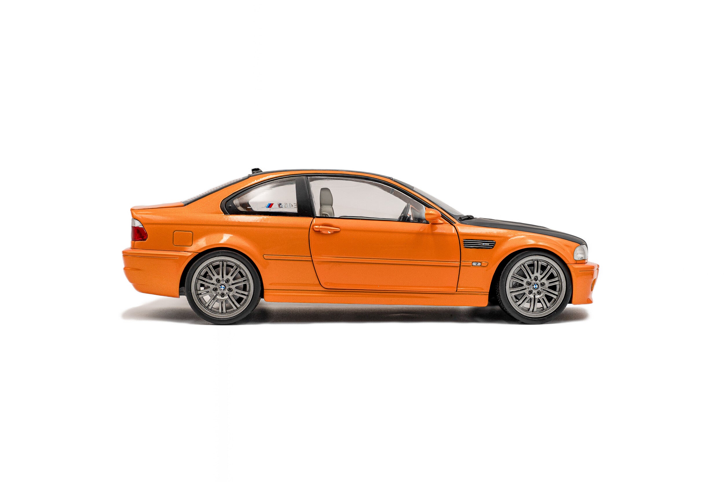 SOLIDO 1:18 Scale - 2000 BMW E46 M3 COUPE SOLIDO WORKS, ORANGE - S1806509