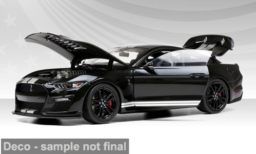 IXO 1:18 Diecast - 2022 Ford Mustang Shelby GT 500, Black - IXO18RDC002-FO