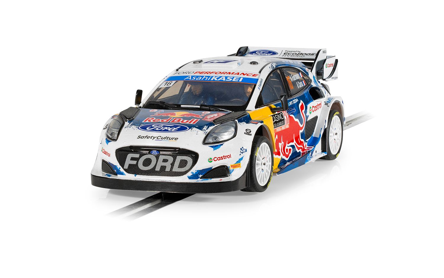Scalextric 1:32 Scale - Ford Puma Rally1, A. Fourmaux - Monte Carlo 2024 - C4569