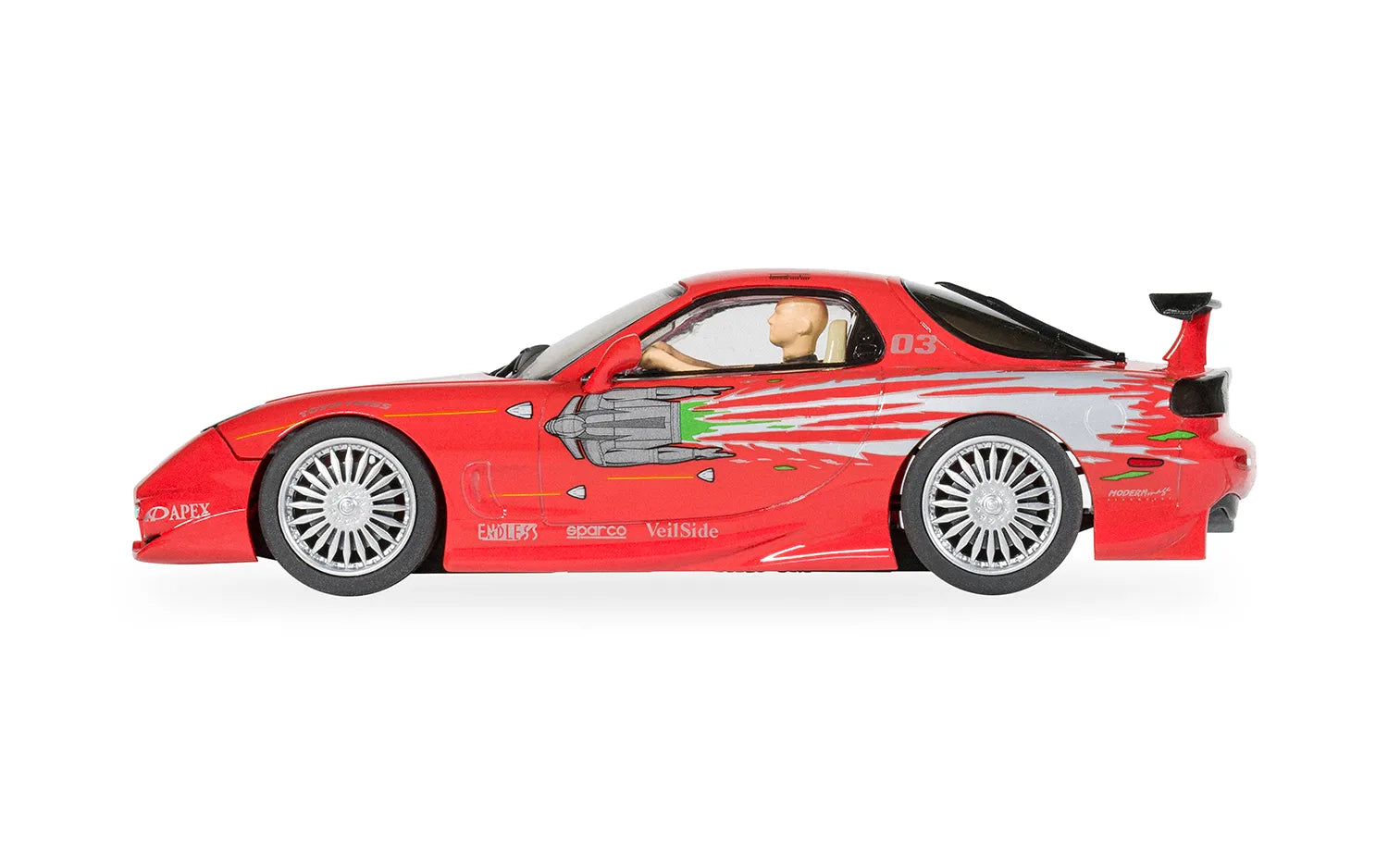 Scalextric 1:32 Scale - Mazda RX7 - The Fast And The Furious, Red - C4592