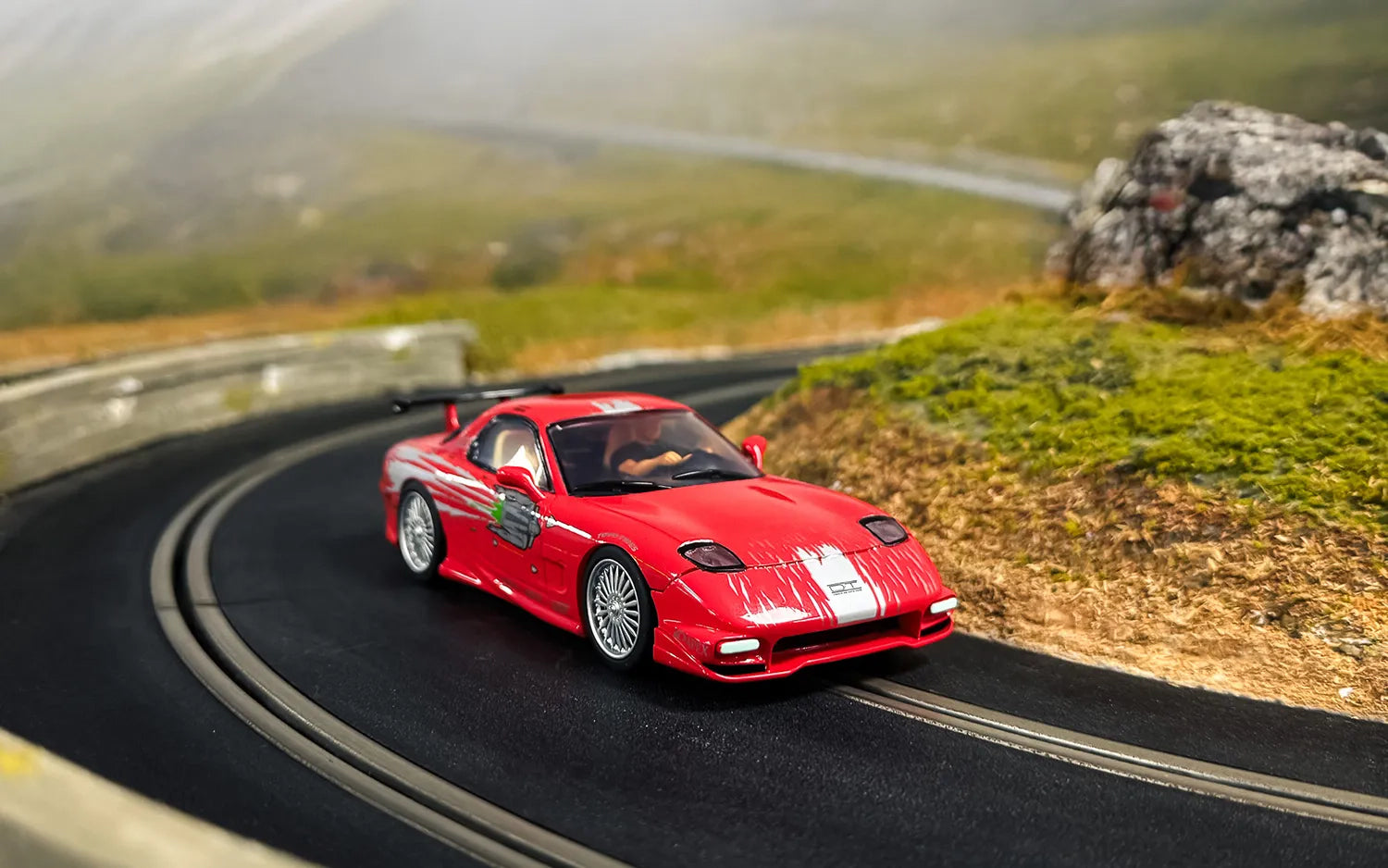 Scalextric 1:32 Scale - Mazda RX7 - The Fast And The Furious, Red - C4592