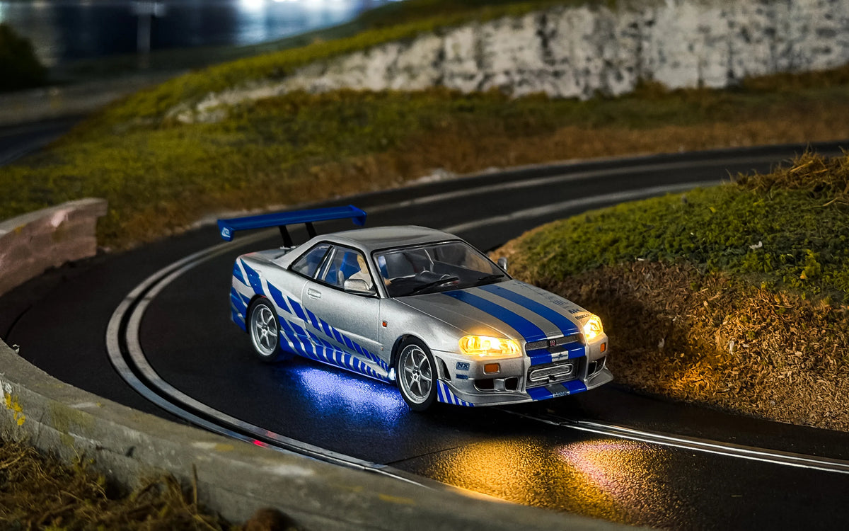 Scalextric 1:32 Scale - Nissan Skyline GT-R (R34), Fast and Furious - C4674