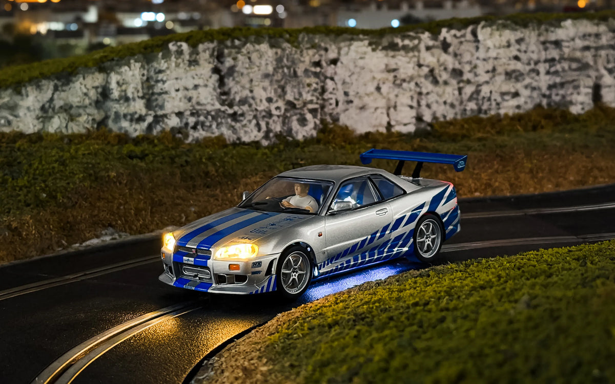 Scalextric 1:32 Scale - Nissan Skyline GT-R (R34), Fast and Furious - C4674