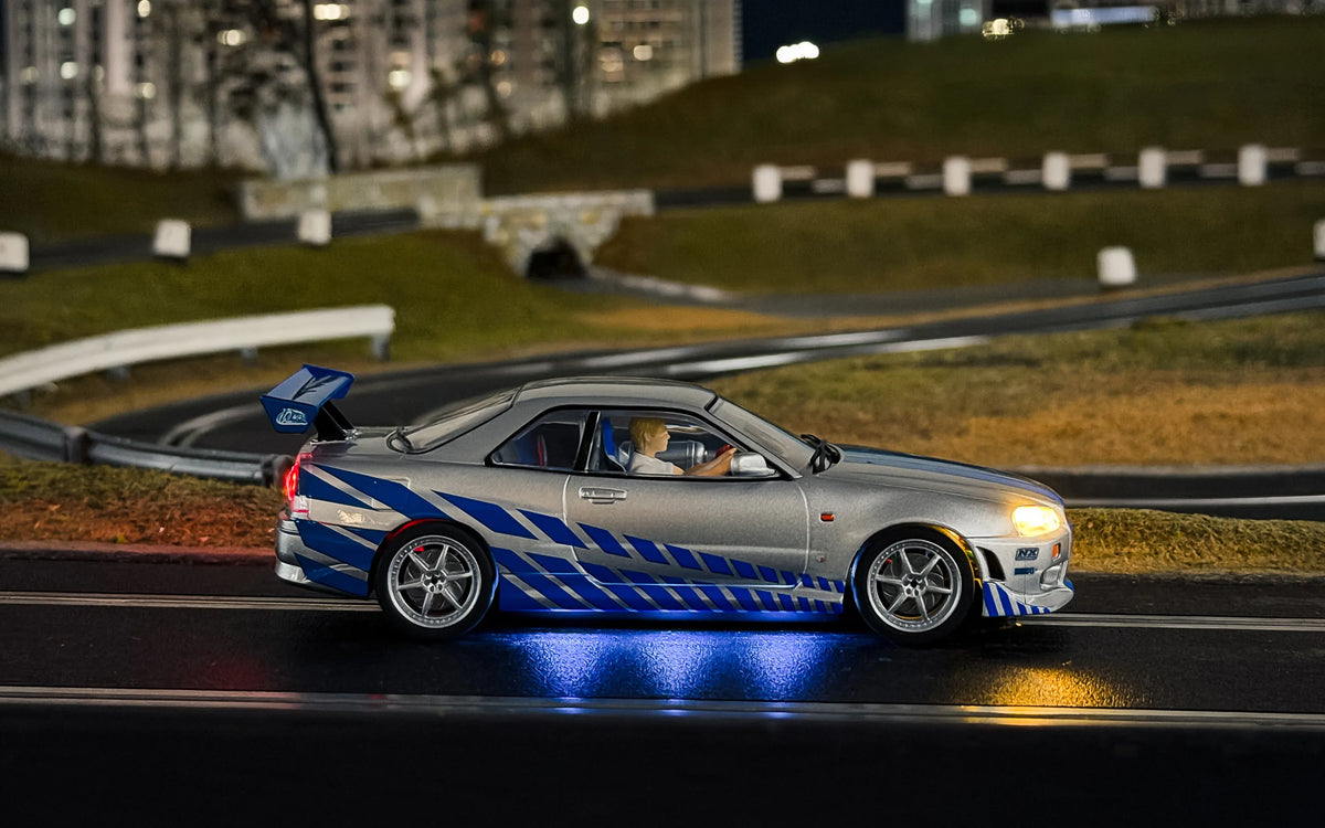 Scalextric 1:32 Scale - Nissan Skyline GT-R (R34), Fast and Furious - C4674