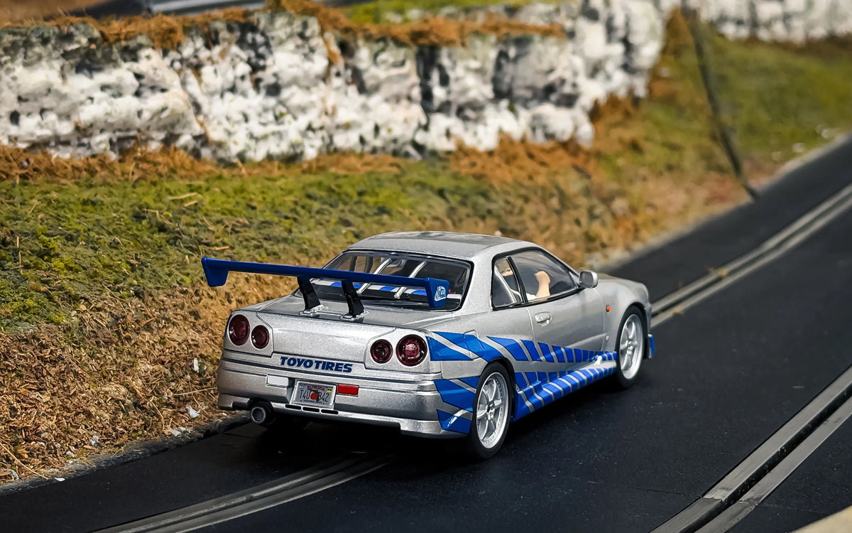 Scalextric 1:32 Scale - Nissan Skyline GT-R (R34), Fast and Furious - C4674