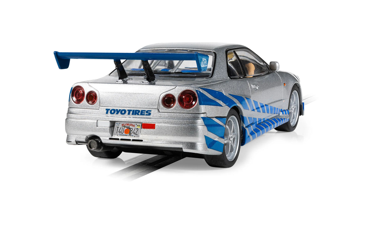 Scalextric 1:32 Scale - Nissan Skyline GT-R (R34), Fast and Furious - C4674
