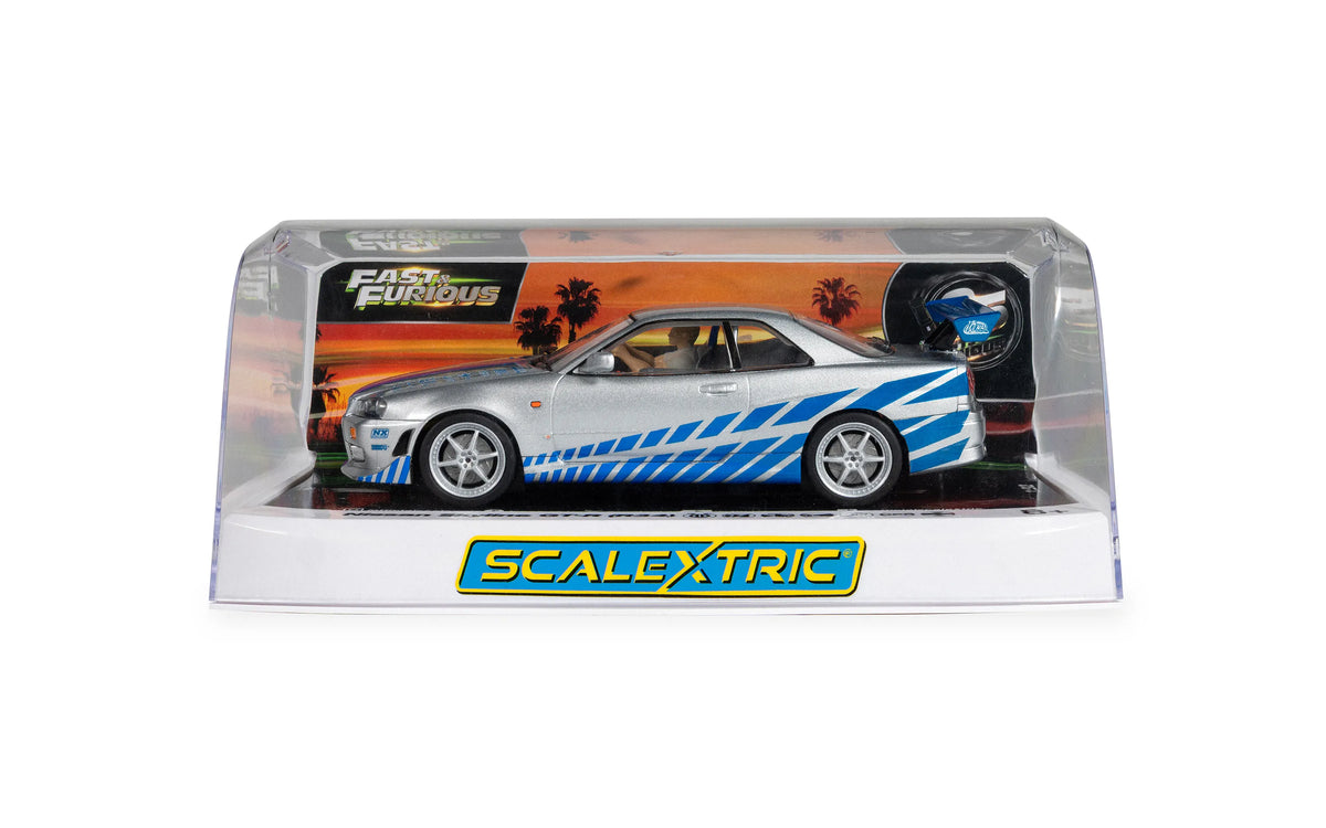 Scalextric 1:32 Scale - Nissan Skyline GT-R (R34), Fast and Furious - C4674