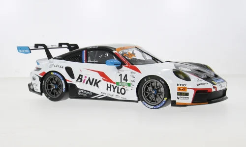 IXO 1:18 Diecast - Porsche 911 GT3 Cup, Porsche Cup Oschersleben, 2024, #14, R.de Haan, White - IXO18RMC219.22