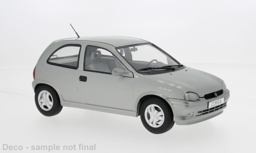 MCG 1:18 Scale Diecast - 1993 Opel Corsa B GSi, Silver - MCG18515