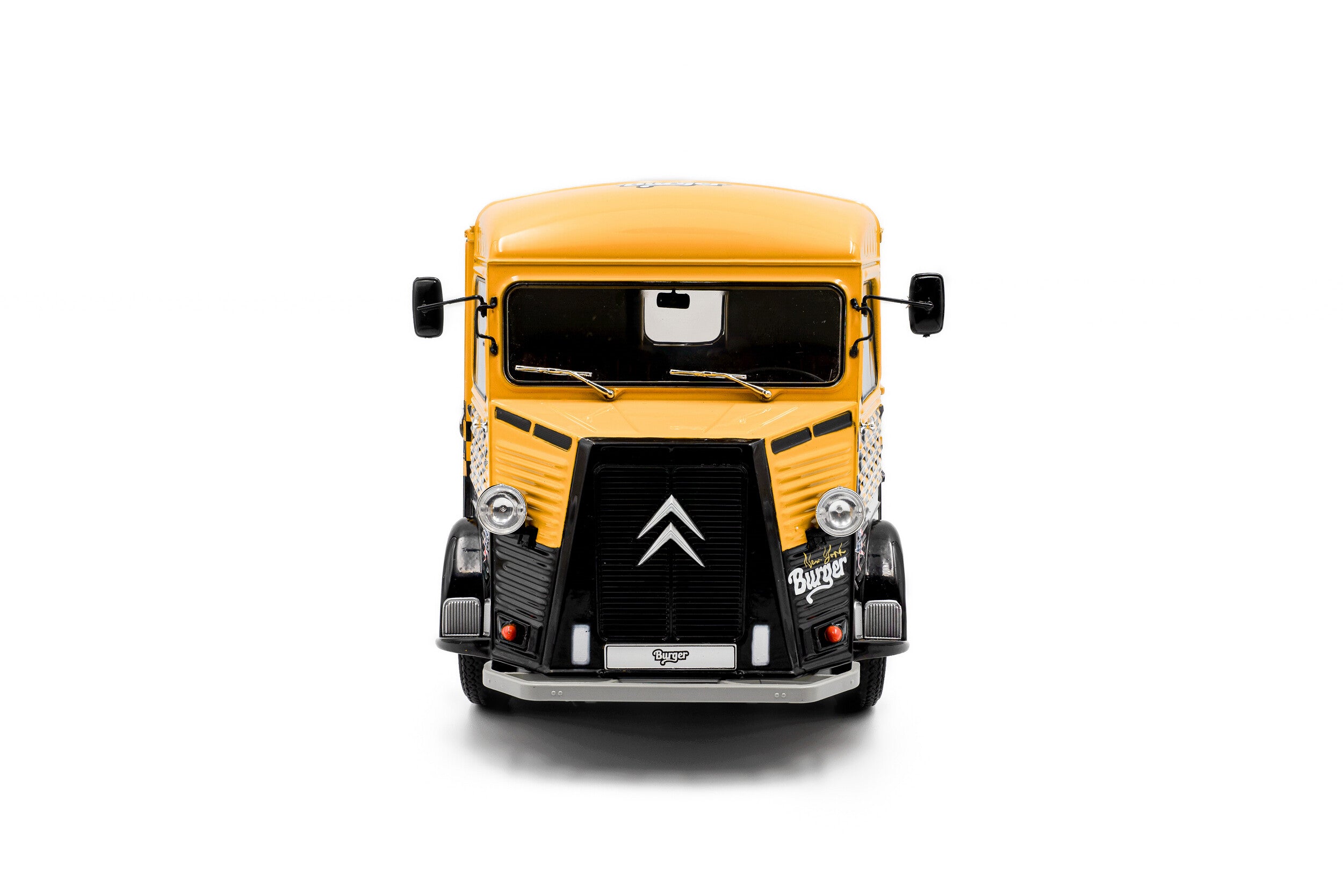 Solido 1:18 Diecast - Citroën Type HY NYC BURGER VAN, Yellow - S180482