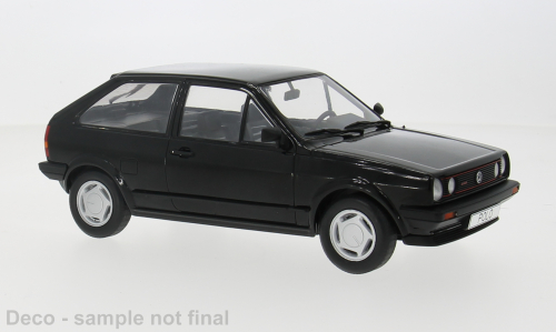 MCG 1:18 Scale Diecast Model Car - 1985 VW Polo II Coupe GT, Black - MCG18524