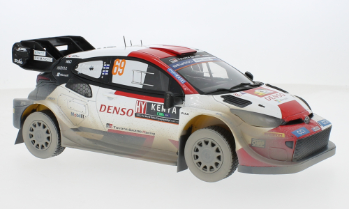 IXO 1:18 Diecast Model Car - Toyota GR Yaris Rally1 Hybrid, Rallye WM, Safari Rally, 2023, Toyota Gazoo Racing WRT, #69, K.Rovanperä/J.Halttunen - IXO18RMC173B.22