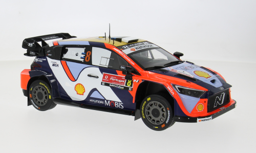 IXO 1:18 Scale Diecast - Hyundai i20 N Rally1, Rally Portugal, 2025, #8, O.Tänak/M.Järveoja