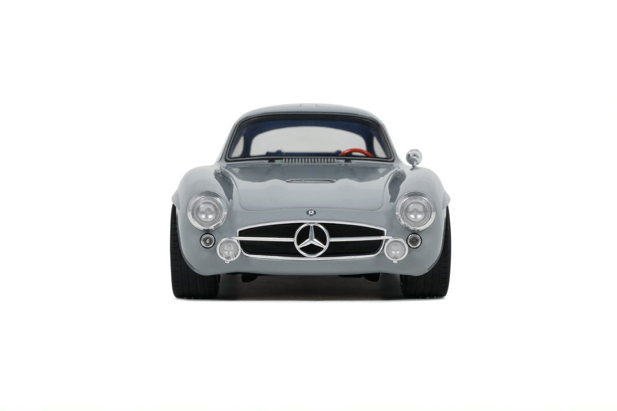 GT Spirit 1:18 Scale Resin Model Car 2019 Mercedes 300 SL S-Klub Gullwing Grey - GT418