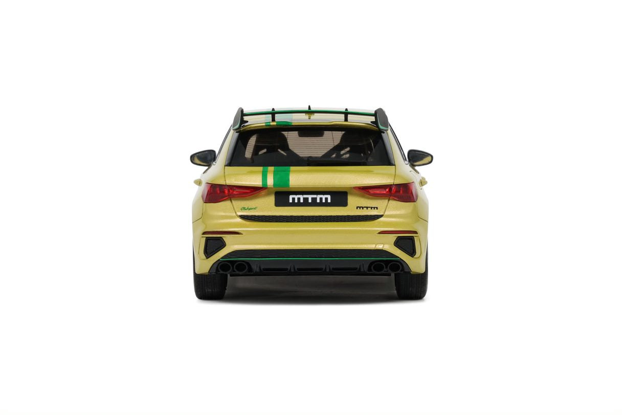 Spirit 1:18 Scale Resin Model Car - 2022 Audi S3 MTM Clubsport, Yellow - GT891