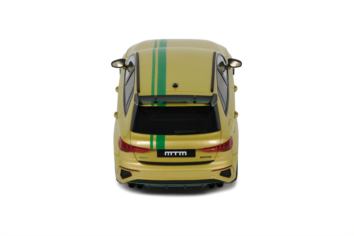 Spirit 1:18 Scale Resin Model Car - 2022 Audi S3 MTM Clubsport, Yellow - GT891