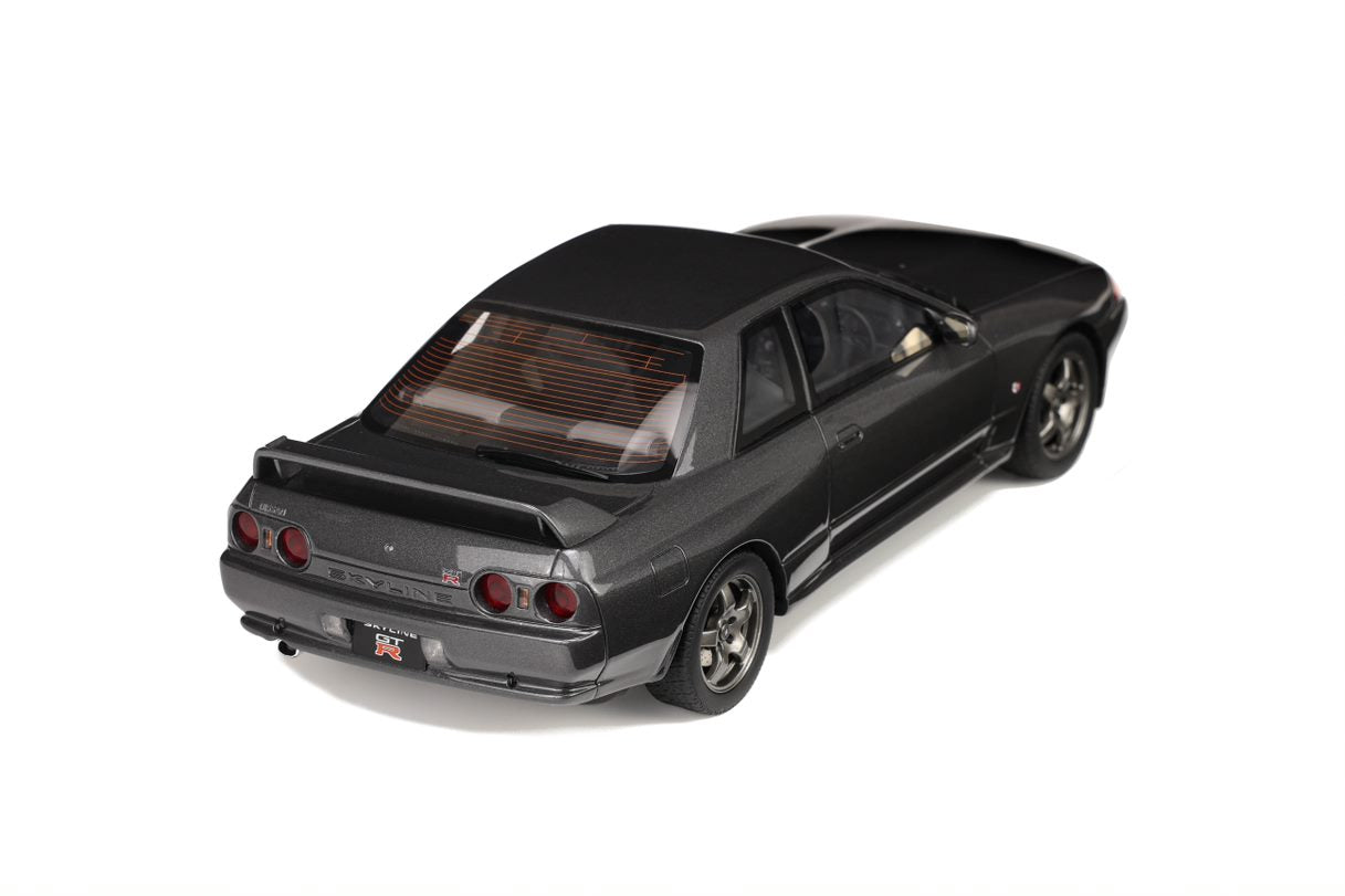 OTTO 1:18 Scale Resin Model Car - Nissan Skyline GT (R32) - Metallic Grey (OT411)
