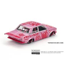 Mini GT 1:64 Scale Kaido House Datsun 510 Pro Street Buta V1 - Pink - KHMG161