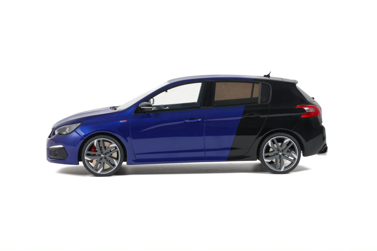 OTTO 1:18 Scale Resin Model Car - 2018 Peugeot 308 GTi, Blue - OT922