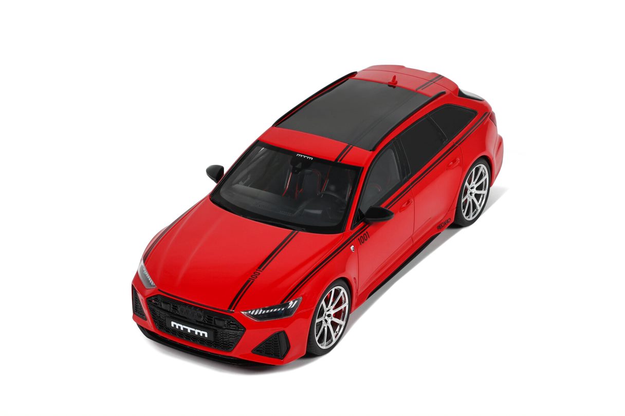 GT Spirit 1:18 Scale Resin Model Car 2021 Audi RS 6 (C8) MTM Red - GT432