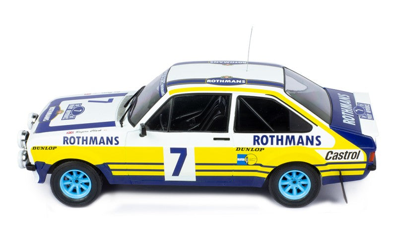 IXO 1:18 ROTHMANS FORD ESCORT MK2 RS1800 #7 RALLY ACROPOLIS 1979 R.CLARK/PORTER