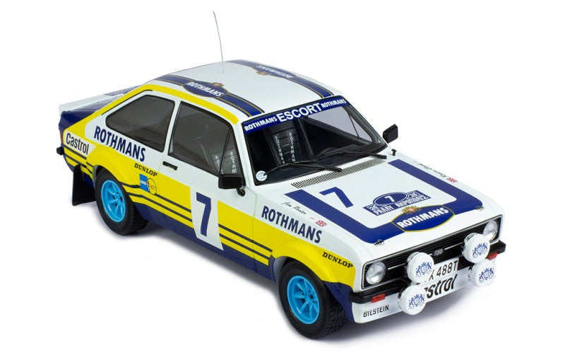 IXO 1:18 ROTHMANS FORD ESCORT MK2 RS1800 #7 RALLY ACROPOLIS 1979 R.CLARK/PORTER