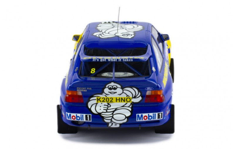 IXO 1:18 FORD ESCORT RS COSWORTH MICHELIN PILOT rally car Wilson Thomas RAC 1993