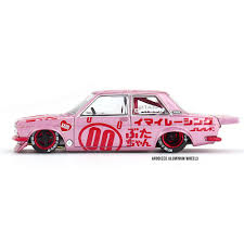 Mini GT 1:64 Scale Kaido House Datsun 510 Pro Street Buta V1 - Pink - KHMG161
