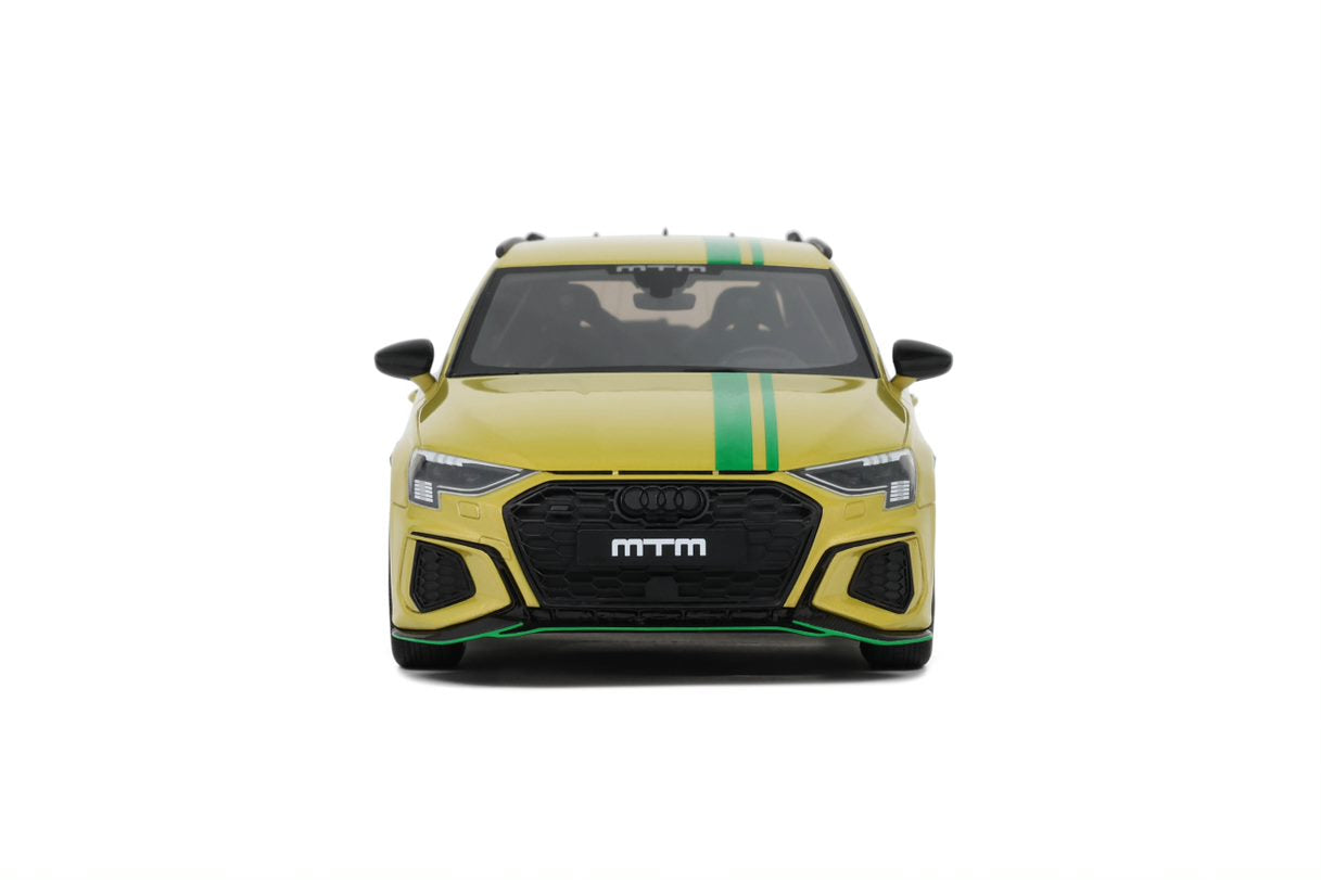 Spirit 1:18 Scale Resin Model Car - 2022 Audi S3 MTM Clubsport, Yellow - GT891