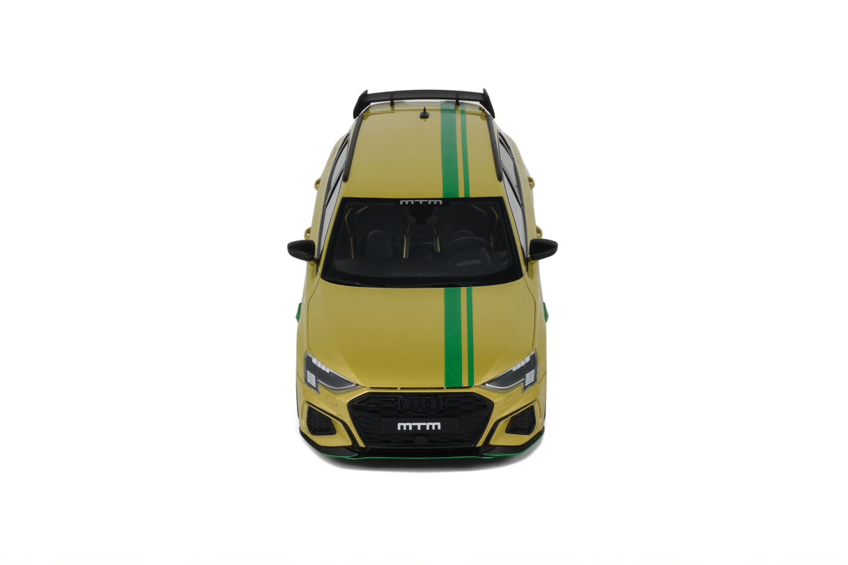 Spirit 1:18 Scale Resin Model Car - 2022 Audi S3 MTM Clubsport, Yellow - GT891