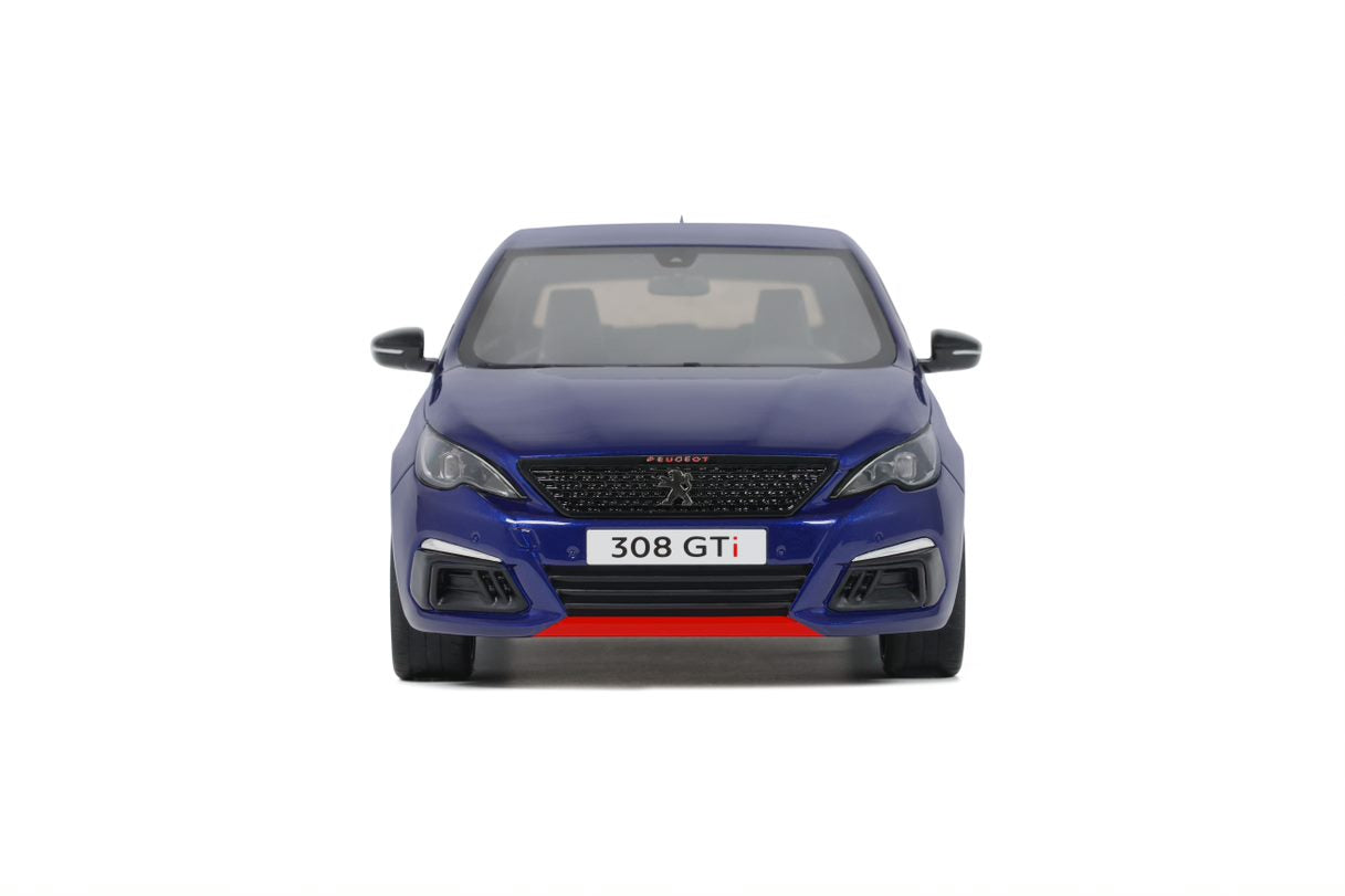 OTTO 1:18 Scale Resin Model Car - 2018 Peugeot 308 GTi, Blue - OT922