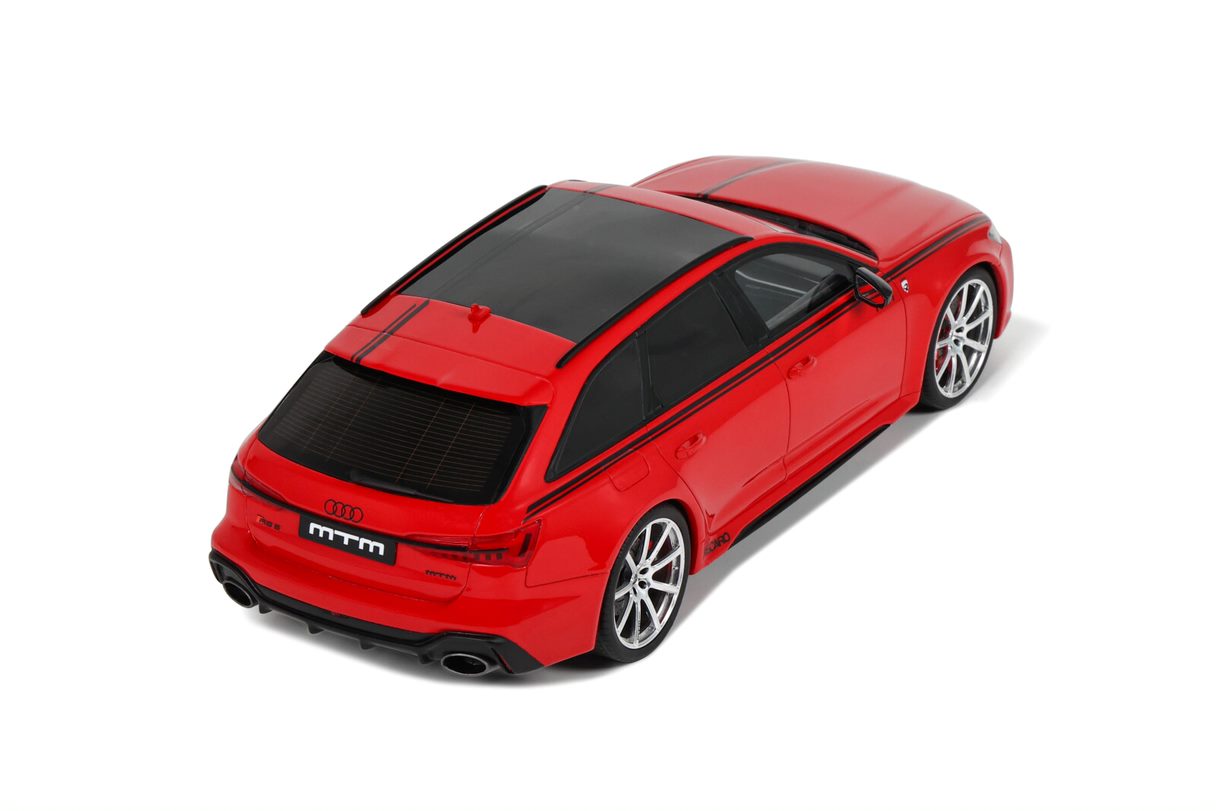 GT Spirit 1:18 Scale Resin Model Car 2021 Audi RS 6 (C8) MTM Red - GT432