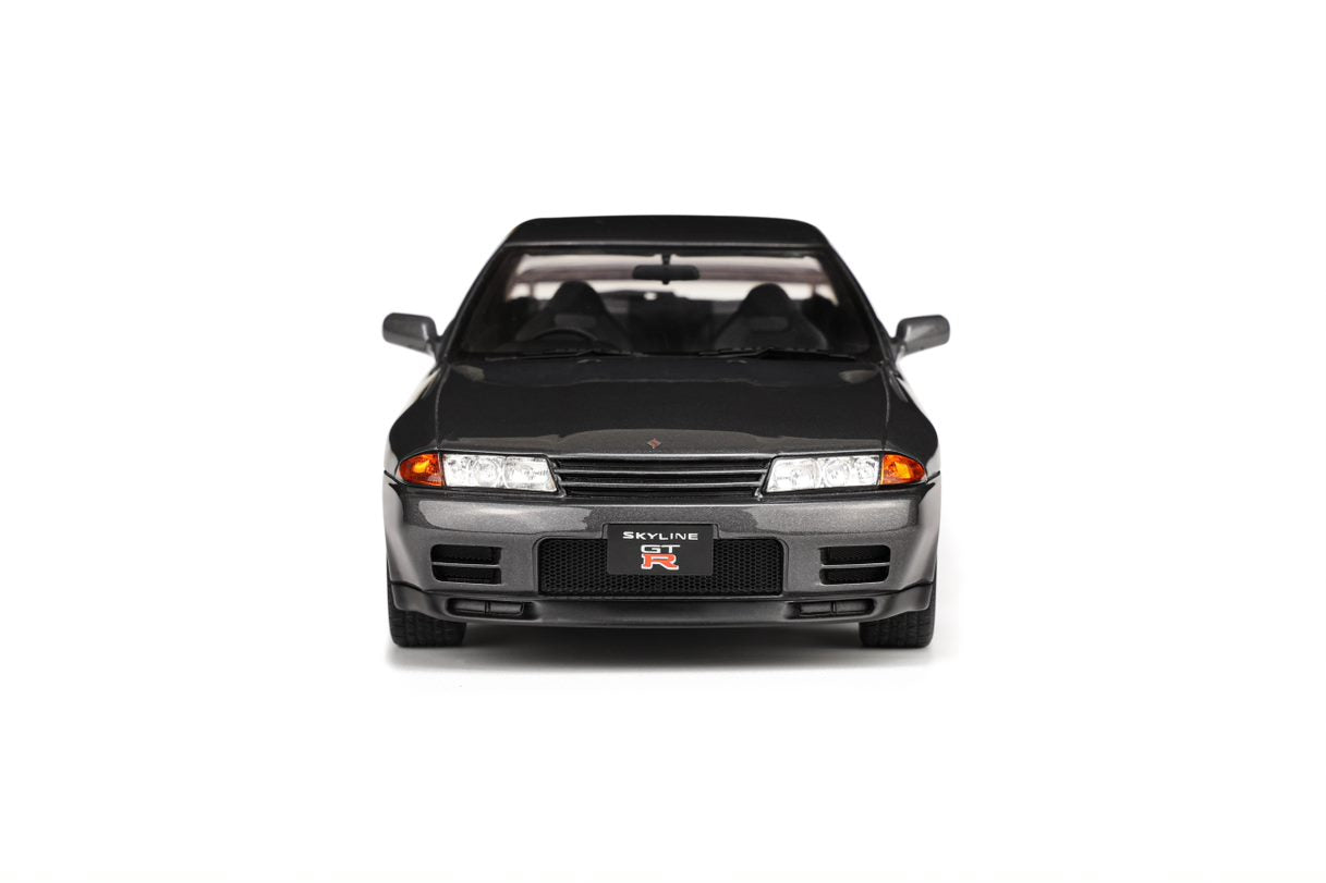 OTTO 1:18 Scale Resin Model Car - Nissan Skyline GT (R32) - Metallic Grey (OT411)