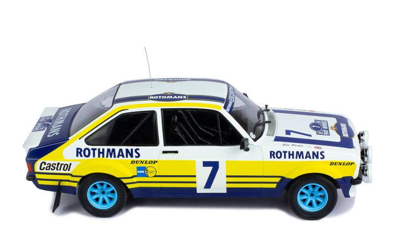 IXO 1:18 ROTHMANS FORD ESCORT MK2 RS1800 #7 RALLY ACROPOLIS 1979 R.CLARK/PORTER