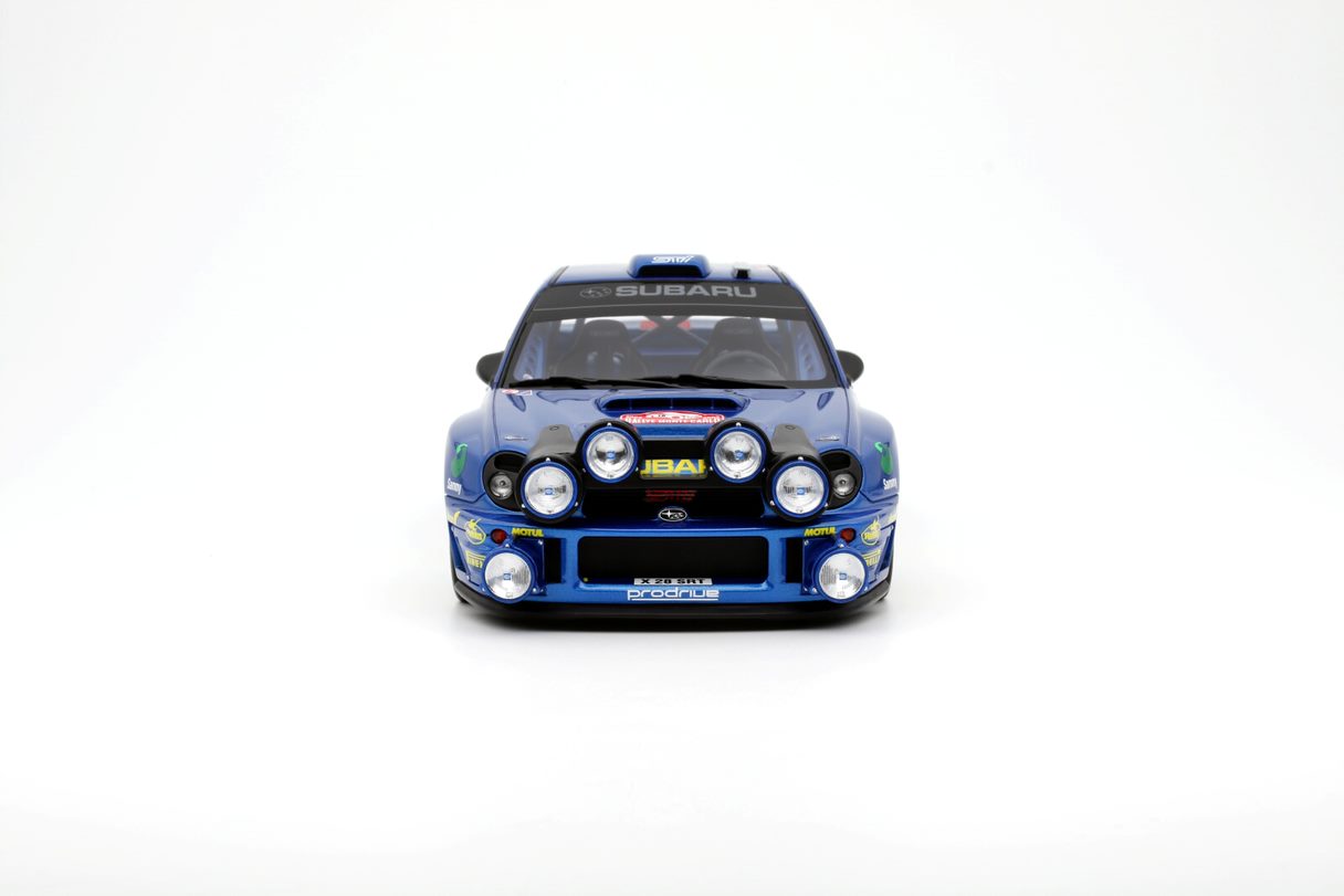 OTTO 1:18 Scale Resin Model Car - Subaru Impreza WRC #10 Makinen Rallye Monte Carlo 2002 (OT784)