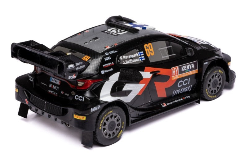 IXO 1:18 Diecast - Toyota Yaris Rally 1, #69 K.Rovanpera - J.Halttunen Winer Safari Rally Kenya 2024 - IXO18RMC206.22