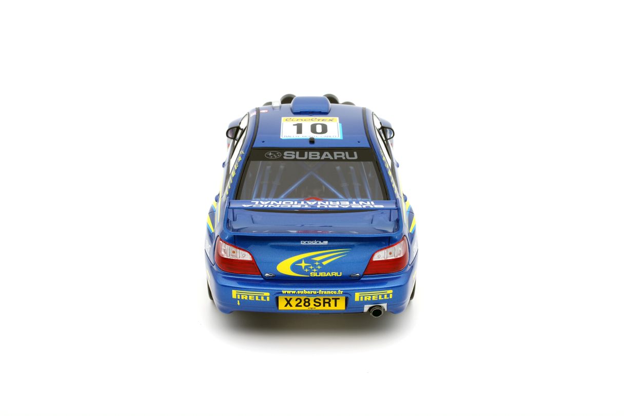 OTTO 1:18 Scale Resin Model Car - Subaru Impreza WRC #10 Makinen Rallye Monte Carlo 2002 (OT784)