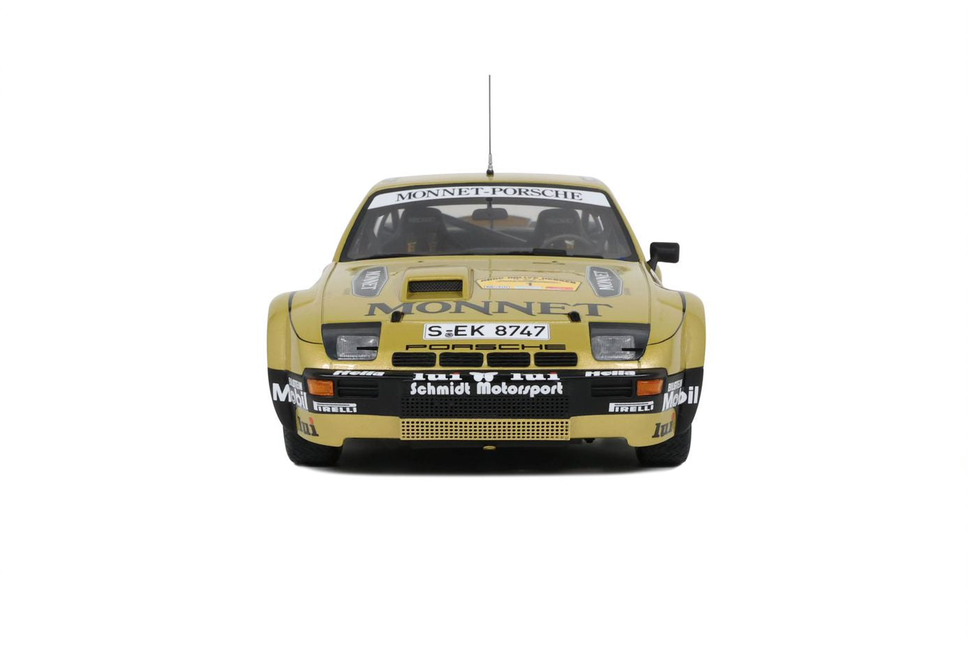 OTTO 1:18 Resin - PORSCHE 924 CARRERA GT4 GR.4 GOLD W.ROHL ADAC RALLY HESSEN 1981, GOLD- (OT442)