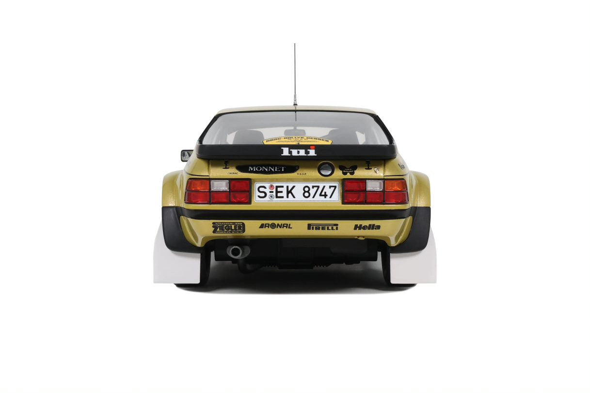 OTTO 1:18 Resin - PORSCHE 924 CARRERA GT4 GR.4 GOLD W.ROHL ADAC RALLY HESSEN 1981, GOLD- (OT442)