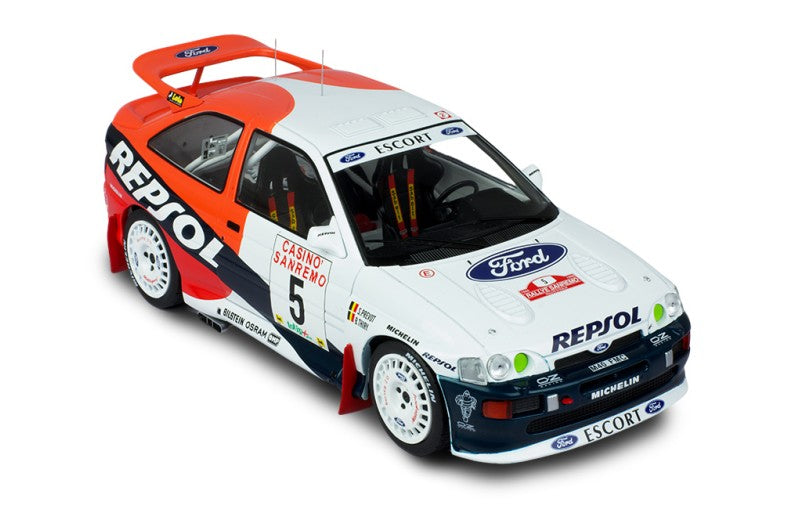 IXO 1:18 Ford Escort RS Cosworth San Remo Rally Italy 1996 #5 - B Thiry - REPSOL